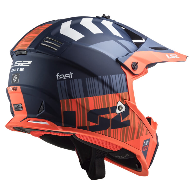 LS2 MX437 FAST EVO MINI XCODE helmet