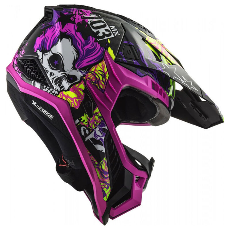 LS2 MX703 C X-FORCE FIRESKULL helmet