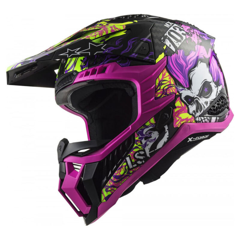 LS2 MX703 C X-FORCE FIRESKULL helmet