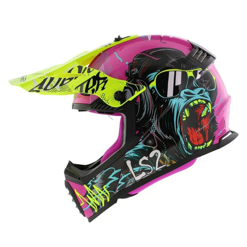 Шлем детский LS2 MX437 FAST II MINI GORILLA